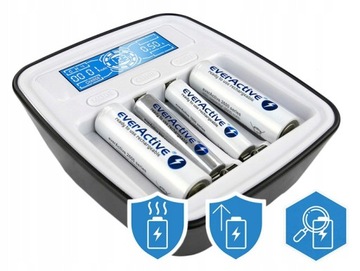 Аккумуляторное зарядное устройство NC-1000M NI-MH Батарея AAA AAA R3 R6 USB-C FAST