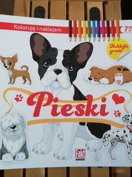 PIESKI Koloruję i naklejam