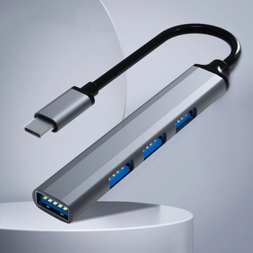 РАЗВЕТВИТЕЛЬ-концентратор USB C 3.0 на 4 USB ACTIVE FAST