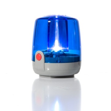 Lampa Rolly sygnałowa kogut niebieska 409754