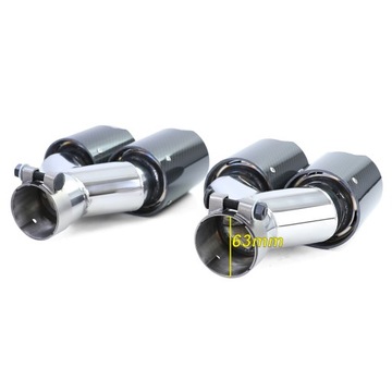 DIFUZOR VÝFUK BMW F10 F11 10+ BLACK CHRÓM