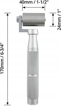 КРОВЕЛЬНЫЙ РУЧНОЙ РОЛИК ПРИЖИМНЫЙ РОЛИК ДЛЯ КРОВЕЛЬНОГО ВАЛА 40 мм