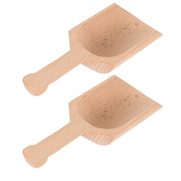 Łyżka Mini Drewniane Łyżki Sól