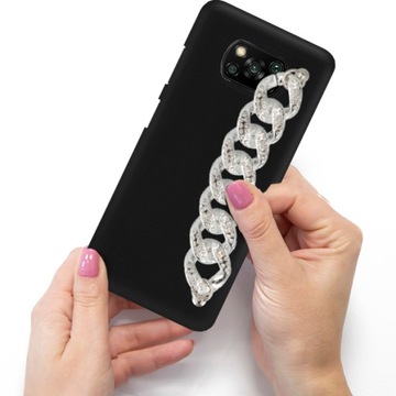 Etui Matowe Blink Do XIAOMI POCO X3 NFC Łańcuszek