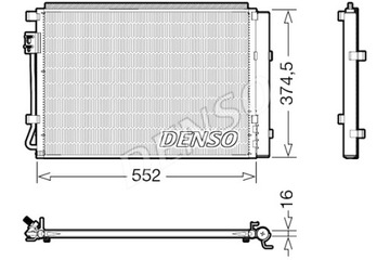 DENSO KONDENZÁTOR HYUNDAI VELOSTER .