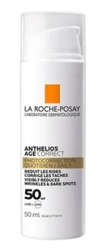 LA ROCHE ANTHELIOS AGE CORRECT UVA+UVB SPF50 krem przeciwstarzeniowy 50 ml