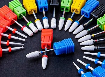 Керамическая фреза ЦИЛИНДР нежный гибридный гель-акрил