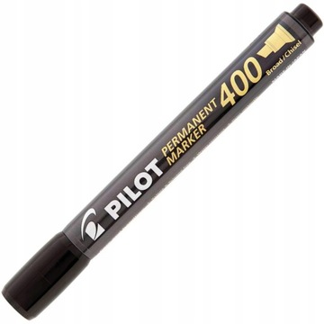 CZARNY MAZAK NIEŚCIERALNY ZE ŚCIĘTYM KOŃCEM