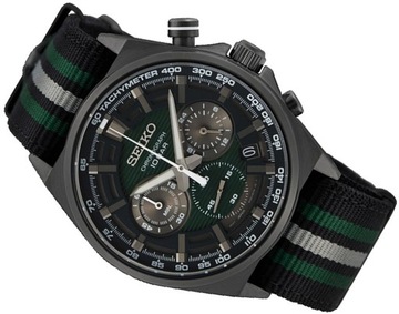 ZEGAREK MĘSKI SEIKO SSB411P1 SPORT CHRONOGRAPH GREEN