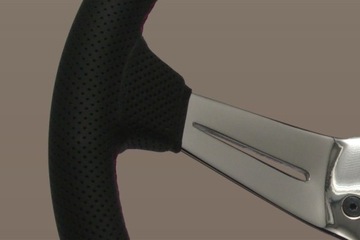 Оригинальный кожаный руль Nardi Deep Corn Chrome