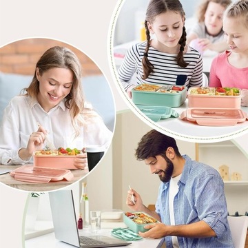 КОНТЕЙНЕР ДЛЯ ЛАНЧБОКС BENTO BOX 1400 МЛ ДЕТСКАЯ ШКОЛЬНАЯ КОРОБКА