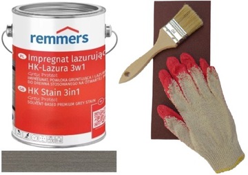 Remmers HK-Lazura 3w1 Grey Protect Grafitowy 5l + gratis