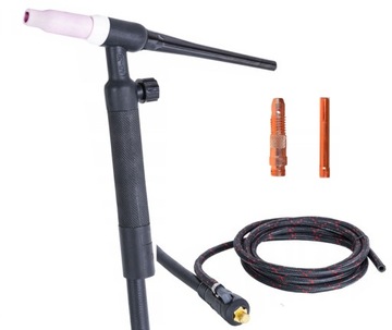 UCHWYT TIG SR 17V Z ZAWORKIEM GAZU MIG TIG 4M 25W