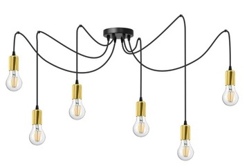 LAMPA SUFITOWA ,ŻYRANDOL PAJĄK TOM 2-10.6/BKZ
