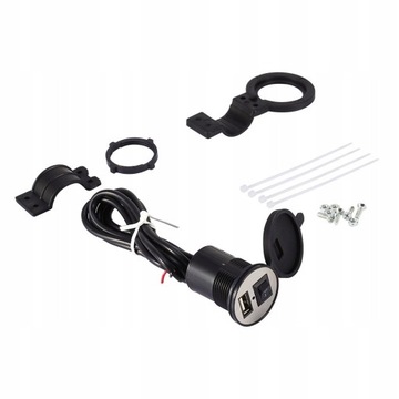 ŁADOWARKA ZASILACZ MOTOCYKL SKUTER USB