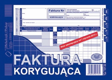 Форма КОРРЕКЦИОННЫЙ СЧЕТ типа 107-3E