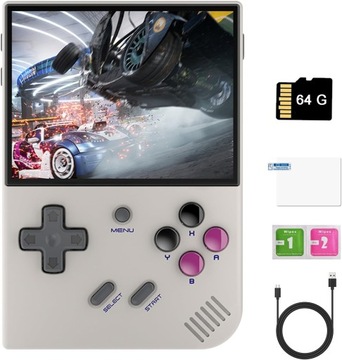 Игровая консоль ANBERNIC RG35XX Plus 64 ГБ, 5000 игр — белая