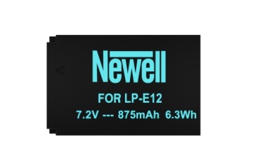 2 АККУМУЛЯТОРА NEWELL LP-E12 ДЛЯ CANON EOS M50 100 + ЗАРЯДНОЕ УСТРОЙСТВО USB-C