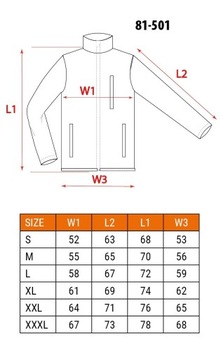 Толстовка из флиса, рабочая куртка, серая L NEO