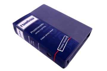 PRZEŚCIERADŁO JERSEY BIELBAW GRENO 120x200 Z GUMKĄ CIEMNY POPIEL