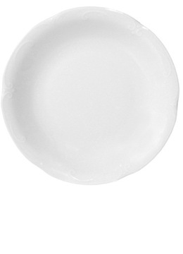 TALERZ PŁYTKI DESEROWY 17CM CHODZIEŻ KAMELIA BIAŁA