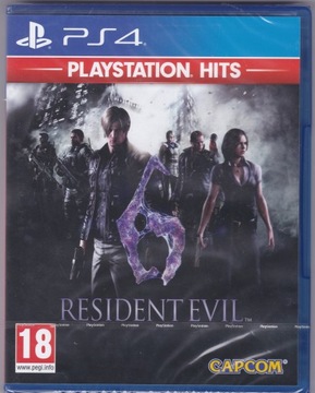 RESIDENT EVIL 6 PL PS4 PS5 NOWA FOLIA