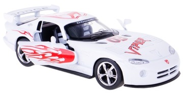 DODGE VIPER GTS-R MODEL METAL KINSMART 1:36 BIAŁY