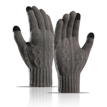 High Quality Winter Gloves Knit Warm Touch Screen Gloves Women Men Warm Str