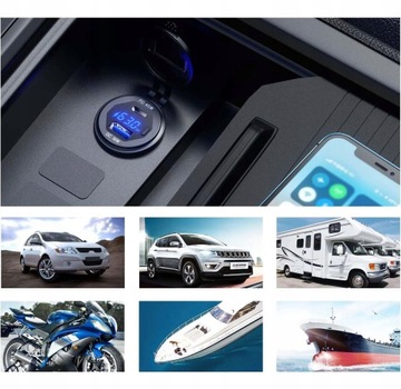 БЫСТРОЕ АВТОМОБИЛЬНОЕ ЗАРЯДНОЕ УСТРОЙСТВО 45 Вт PD TYPC 18 Вт QC3.0 12 В/24 В Розетка премиум-класса