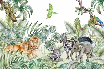 Fototapeta samoprzylepna zwierzęta safari, dżungla tropiki M036