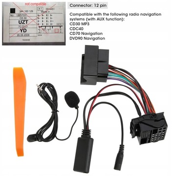 АДАПТЕР BLUETOOTH AUX МОДУЛЬ ДЛЯ OPEL CD70 NAVI