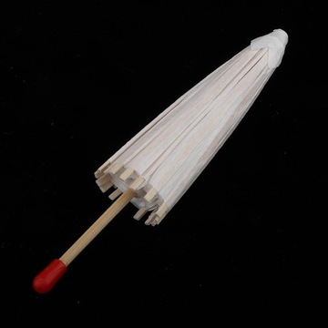 Prettyia Chiński Ręcznie robiony Parasol Papierowy Parasol Ręcznie malowane Dekory 20cm