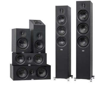 ELAC Debut 3.0 B5.3 BASE COLUMNS BLACK PAIR