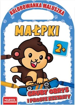 Kolorowanka Maluszka - MAŁPKI
