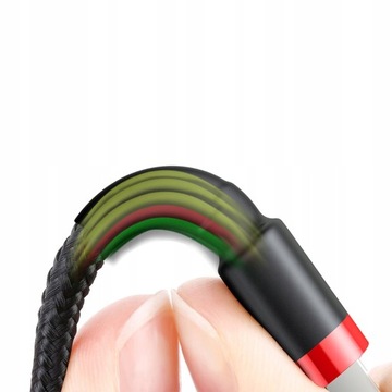 Прочный кабель Micro-USB BASEUS, двусторонняя вилка, 2,4 А.
