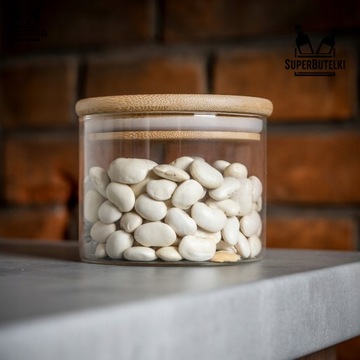 Стеклянная банка для пищевых продуктов 390 мл.