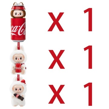 Najnowsza 5 generacja Coca-Cola seria LABU-BU potwór brelok do kluczy 18cm
