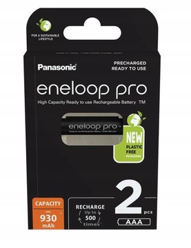 Akumulatorki PANASONIC ENELOOP PRO AAA 930mAh 2szt
