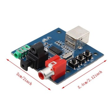 PCM2704 USB-ЦАП для звуковой карты S/PDIF, аналоговый выход 3,5 мм