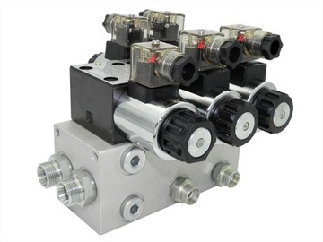 ROZDZIELACZ HYDR. CETOP 2 SEK 12V + ODCIĄŻENIE