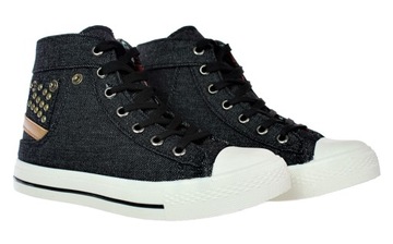 TRAMPKI DAMSKIE WYSOKIE BUTY SPORTOWE 6141 roz. 39