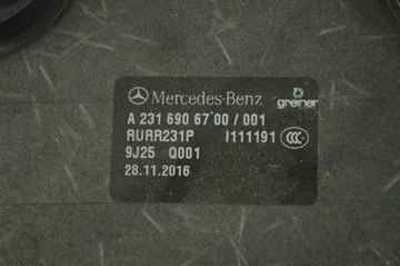 MERCEDES-BENZ SL R231 2017 JINÉ DÍLY INTERIÉR VOZIDLA