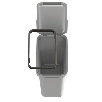 Контейнер для сортировки мусора SYSTEMA NKS12, гладкий, серый