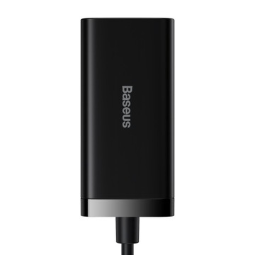 Зарядное устройство BASEUS GaN3 PRO 65 Вт 2x USB-C 2xUSB-A PD QC4 + кабель USB-C