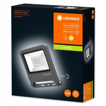 ENDURA NAŚWIETLACZ LED 30W 3000K SZARY LEDVANCE