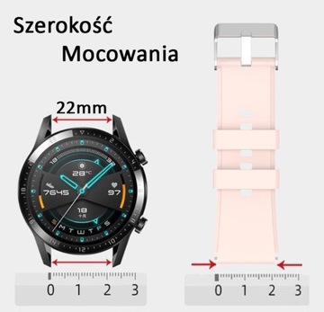 OPASKA PASEK 22mm UNIWERSALNY do ZEGARKA SMARTWATCHA SAMSUNG HUAWEI XIAOMI