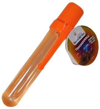 Bańki Mydlane do ŁAPANIA- Pojemniczek z płynem 20 ml - tubka pomarańczowa