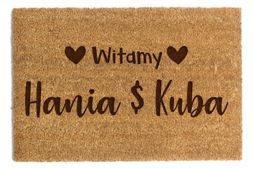 ДВЕРНОЙ КОВРИК Любая надпись, 60х90см.
