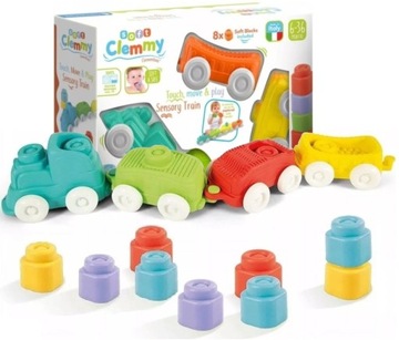 CLEMENTONI BABY POCIĄG SENSORYCZNY NAUKA 17424