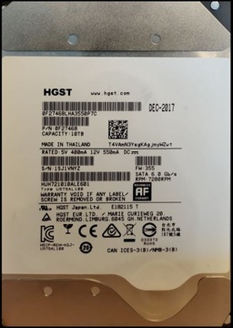 ДИСК 10ТБ SATA 7200об/мин 3,5 HGST HUH721010ALE601